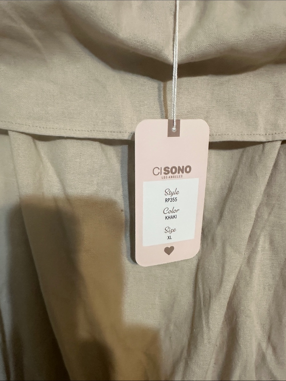 Ci Sono Cream Off-Shoulder One-Piece Romper - Picture 4 of 5
